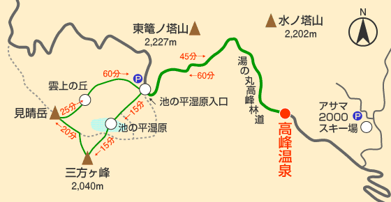 池の平散策コース