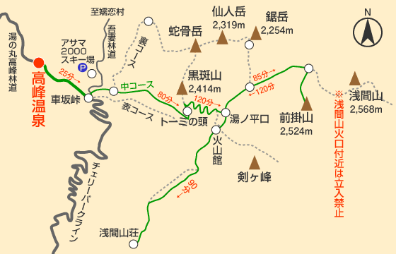 浅間山周遊コース