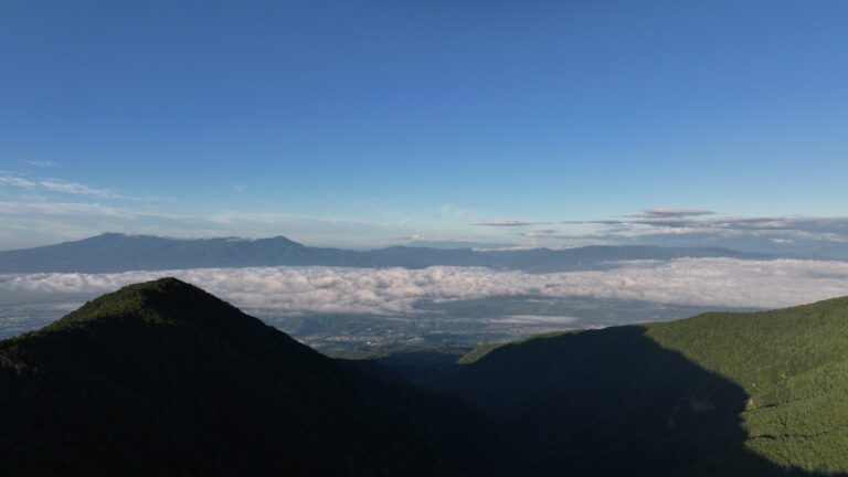 ランプの宿　高峰温泉　雲海の朝