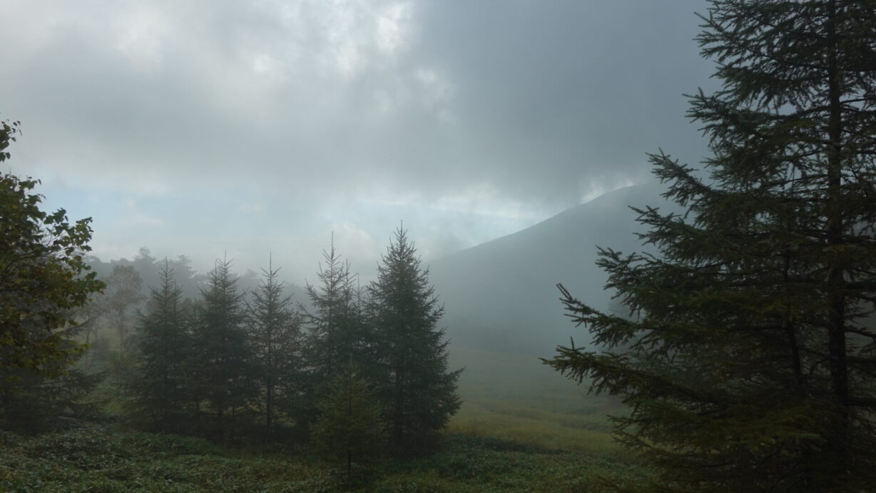 ランプの宿　高峰温泉　朝霧