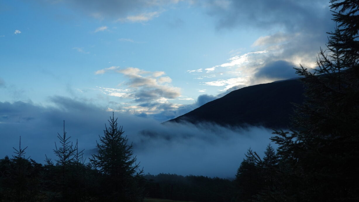 ランプの宿　高峰温泉　雲海