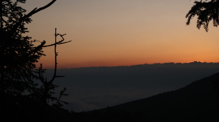 ランプの宿　高峰温泉　雲海