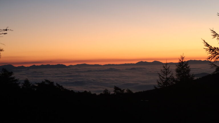 ランプの宿　高峰温泉　早朝