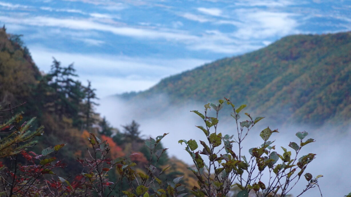 ランプの宿　高峰温泉　雲海の朝