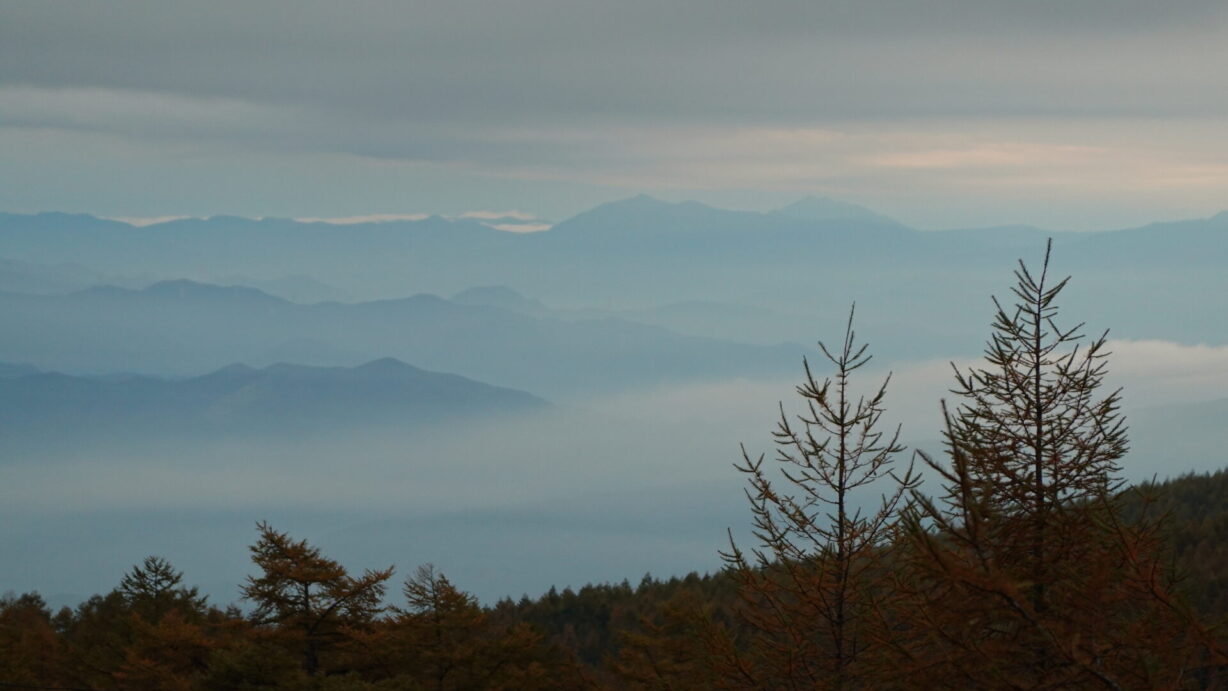 ランプの宿　高峰温泉　寒冷の朝
