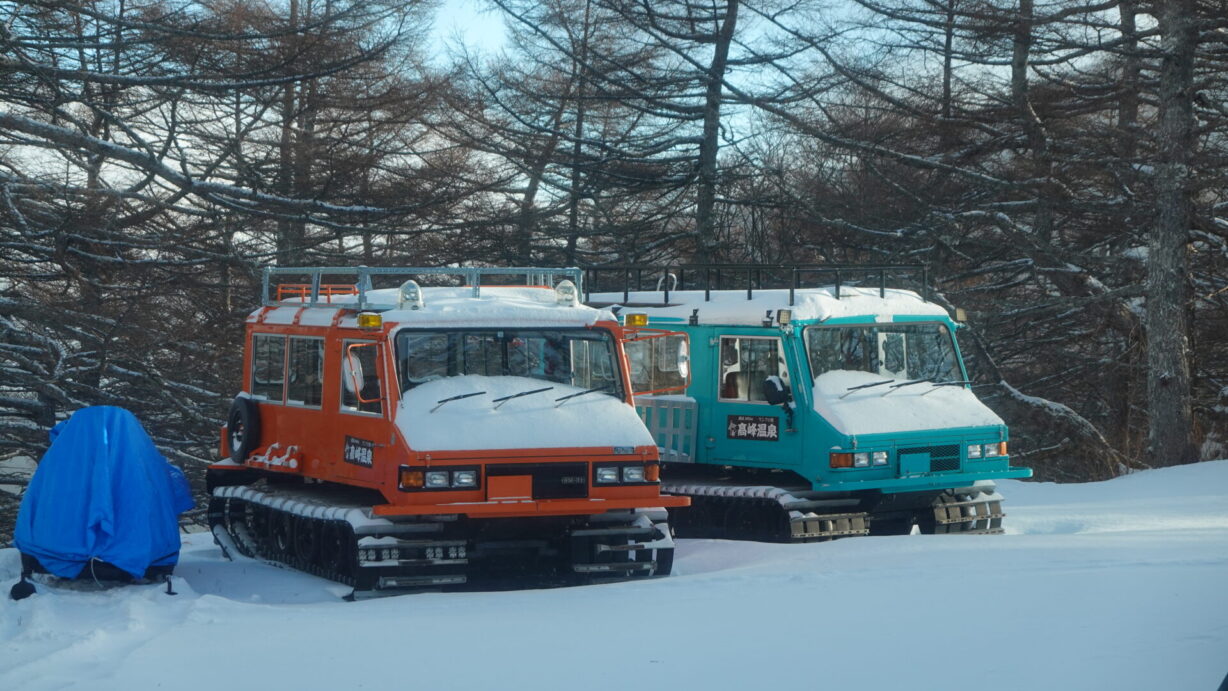 ランプの宿　高峰温泉　雪景色